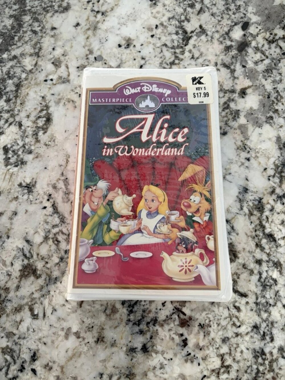 Alice in Wonderland VHS 1998 Disney Masterpiece Collection Sealed